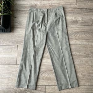 Talbots Stretch Wool Wide Leg Cropped Pants